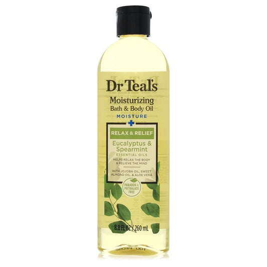 Dr Teal's Bath Additive Eucalyptus Oil Pure Epson Salt Body Oil Relax & Relief with Eucalyptus & Spearmint By Dr Teal's