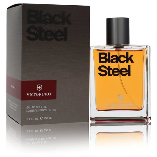 Swiss Army Black Steel Eau De Toilette Spray By Victorinox